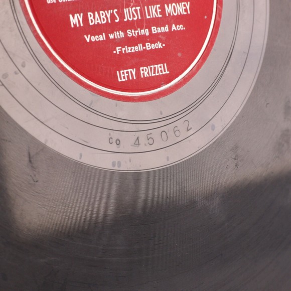Lefty Frizzell – My Baby's Just Like Money/I Want To Be With 78 rpm Record 20799 - Picture 6 of 16